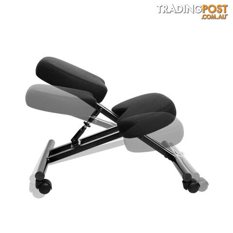 Keen Stretch Office Chair Yoga Posture Seat Sit Adjustable Kneeling Stool Black