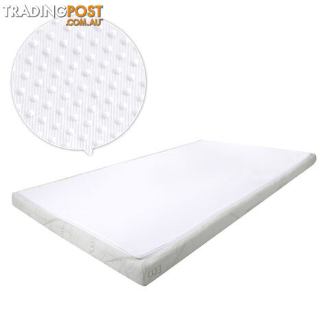 8cm Cool Gel Memory Foam Mattress Topper Eco-Friendly Bamboo Fabric Cover Single