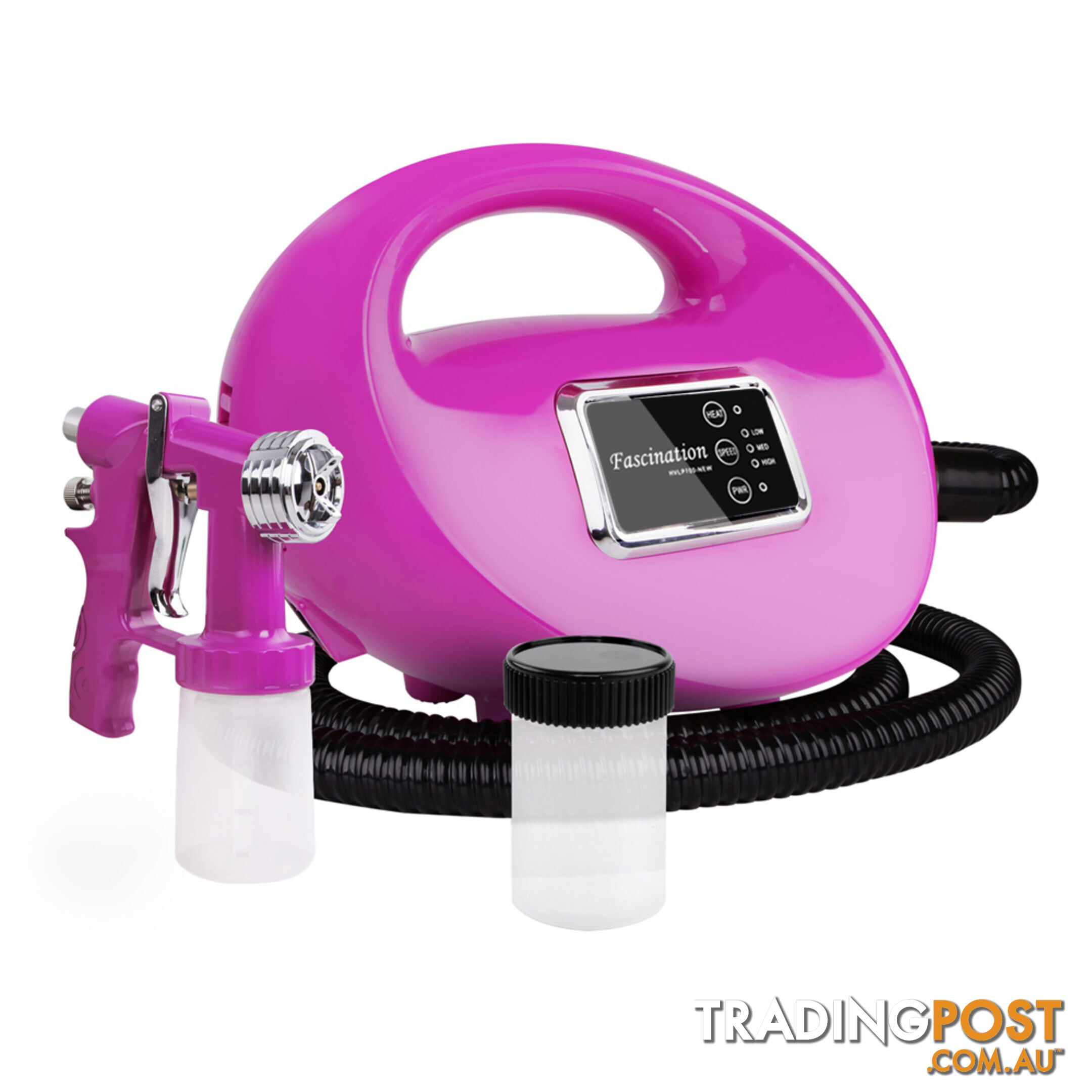 Professional HVLP Spray Tan Machine Sprayer Tanning Gun Unit Pink 700W