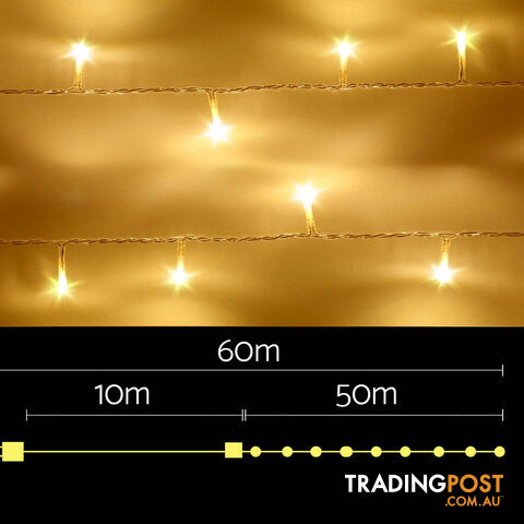 500 LED Fairy Lights Outdoor Christmas Wedding String Party Light Warm White - photo 2 of 12
