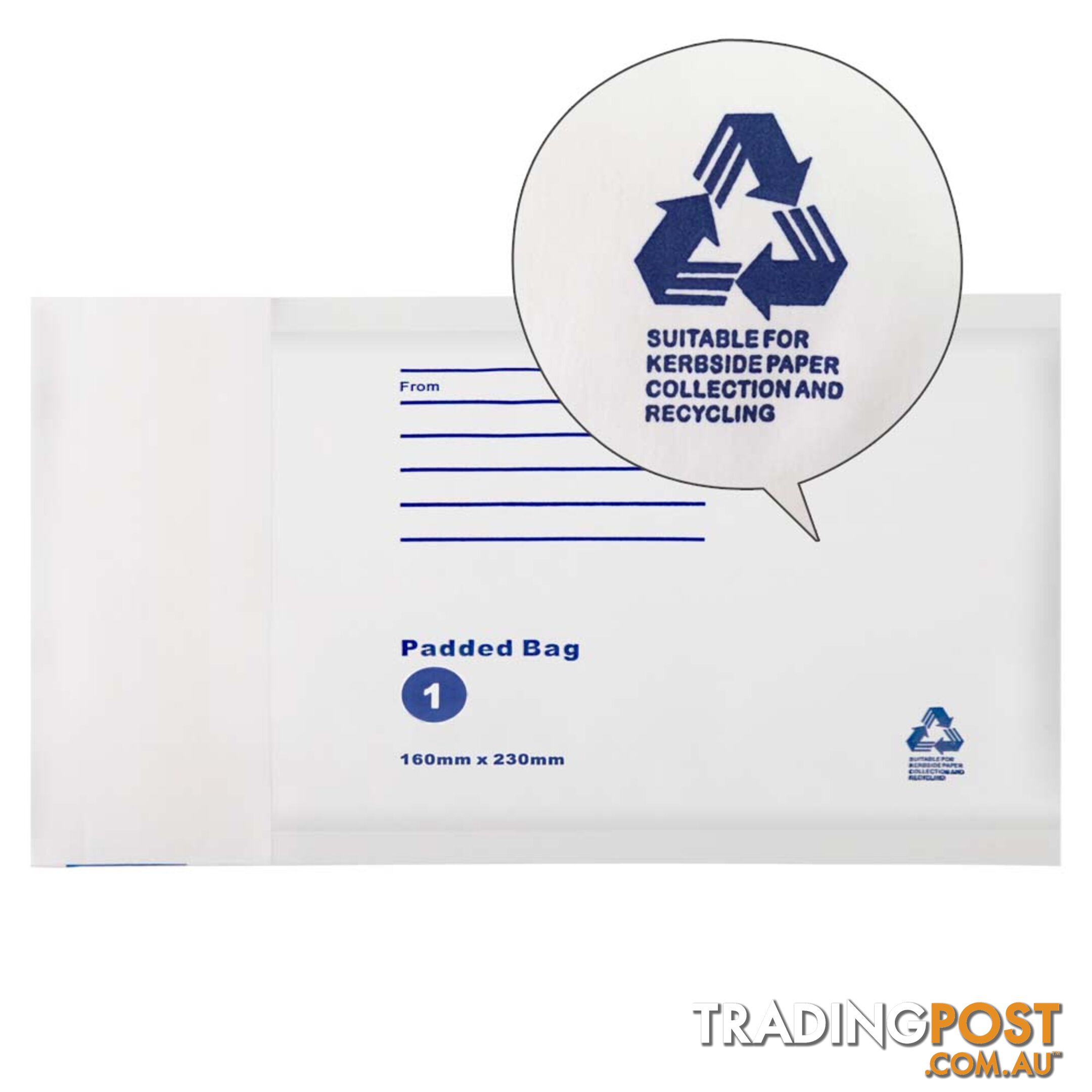 Bubble Padded Mail Envelopes 500pcs 160mm x 230mm