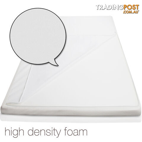 7cm Visco Elastic Memory Foam Mattress Topper High Density Underlay King Single