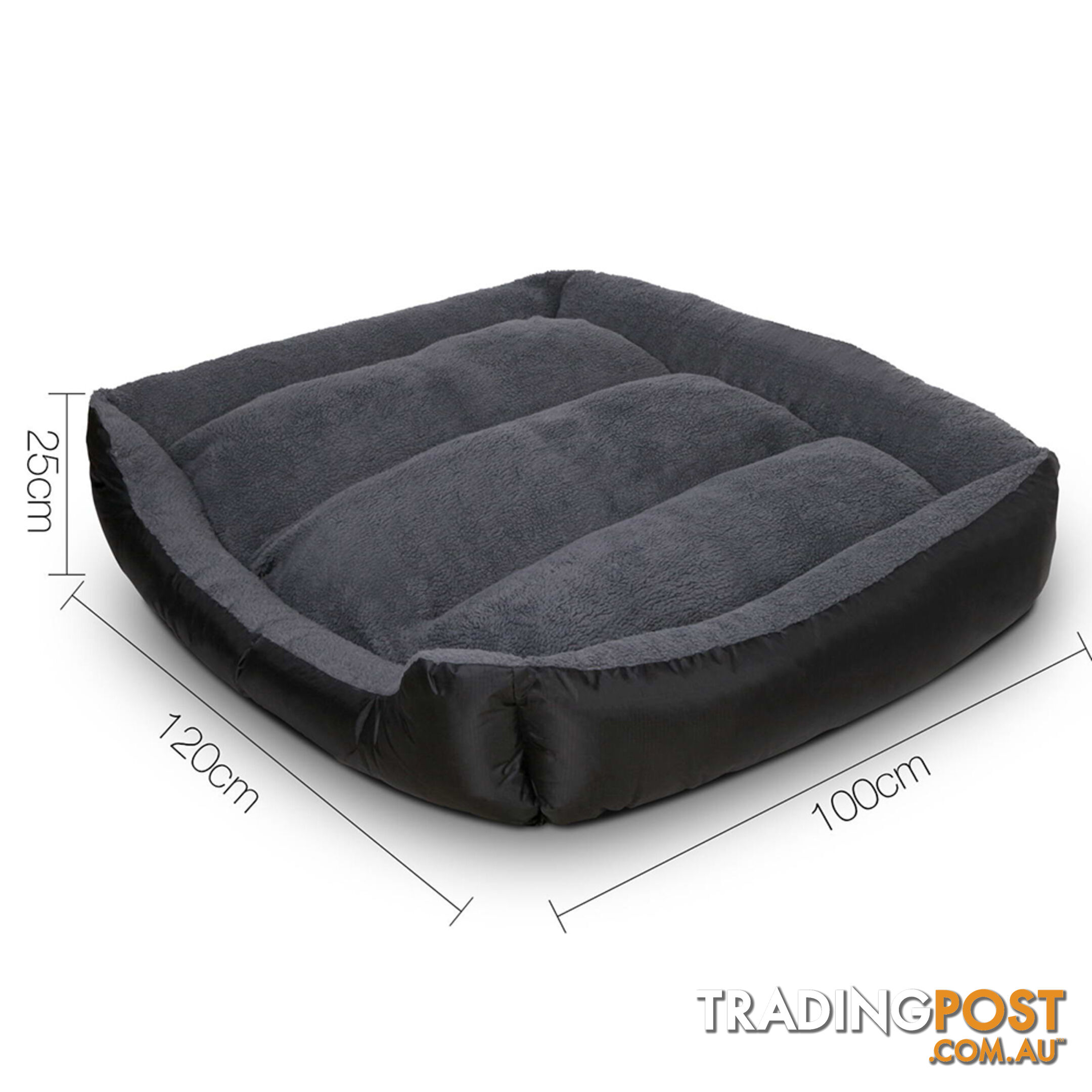 Luxury Waterproof Dog Bed Pet Cat Soft Warm Cushion Fleece Lined Beds XXLarge