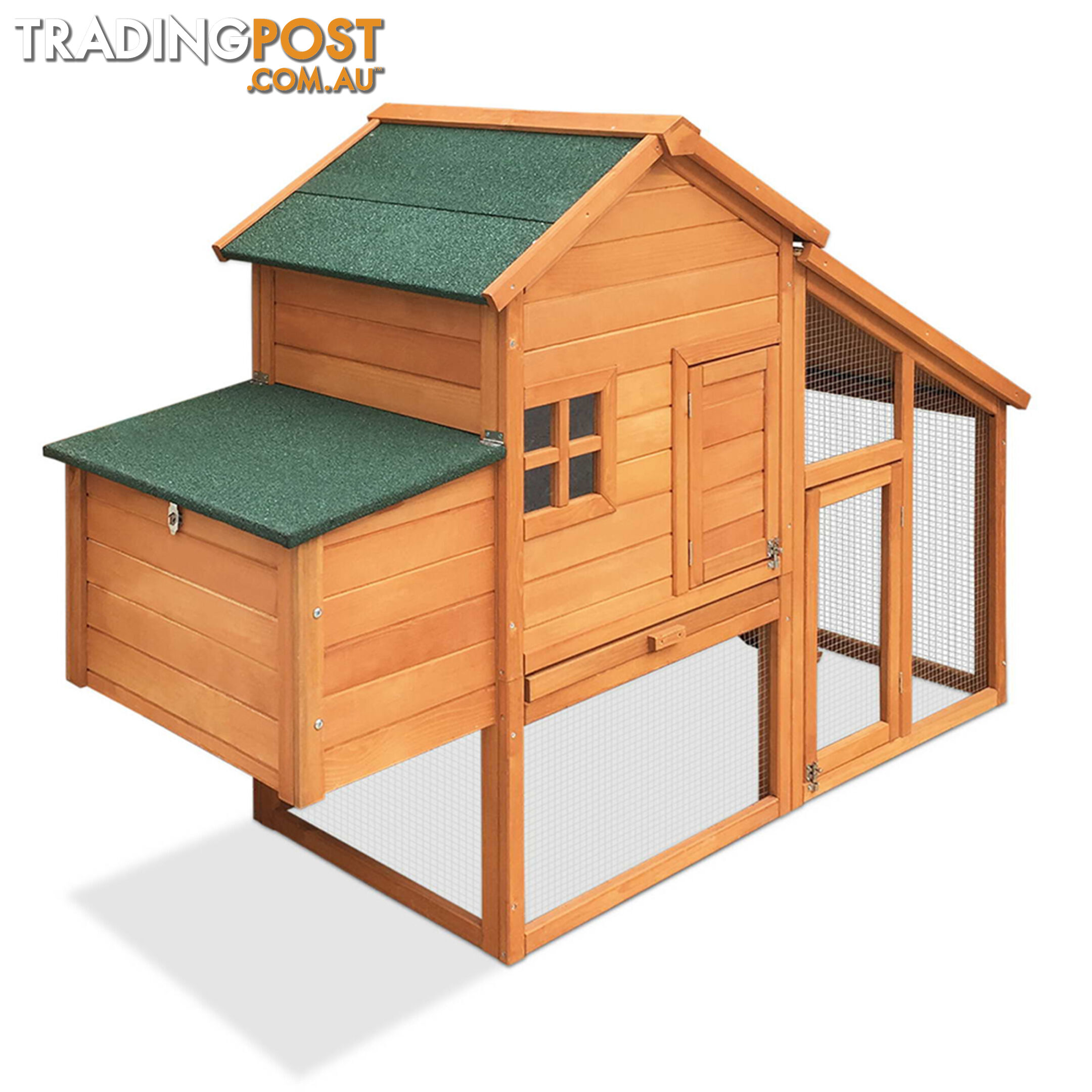 Wooden Pet Hutch with Nesting Box