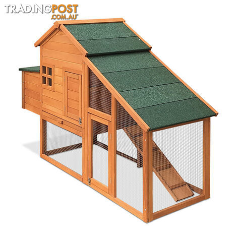 Wooden Pet Hutch with Nesting Box