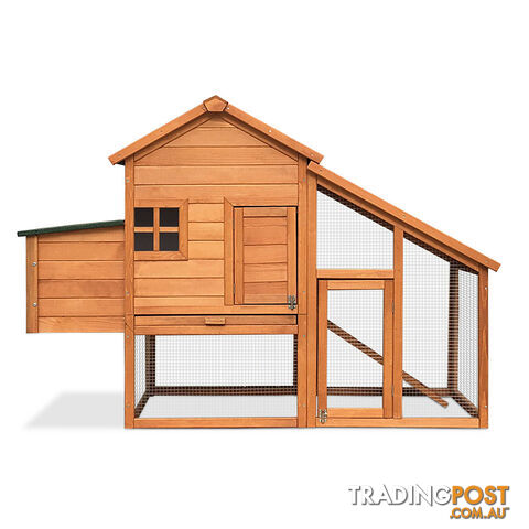 Wooden Pet Hutch with Nesting Box