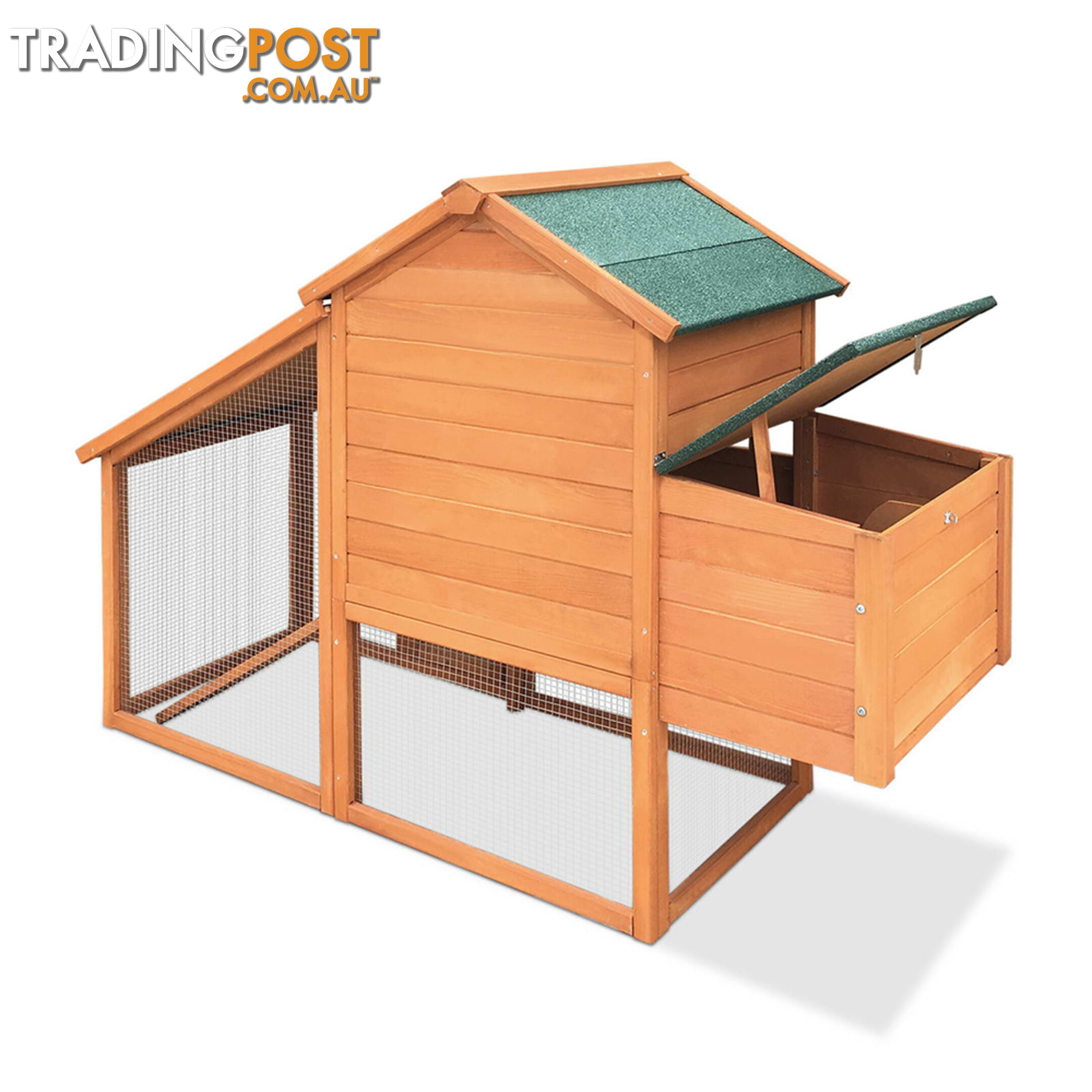 Wooden Pet Hutch with Nesting Box