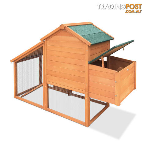 Wooden Pet Hutch with Nesting Box
