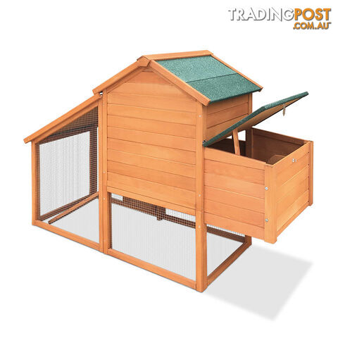 Wooden Pet Hutch with Nesting Box