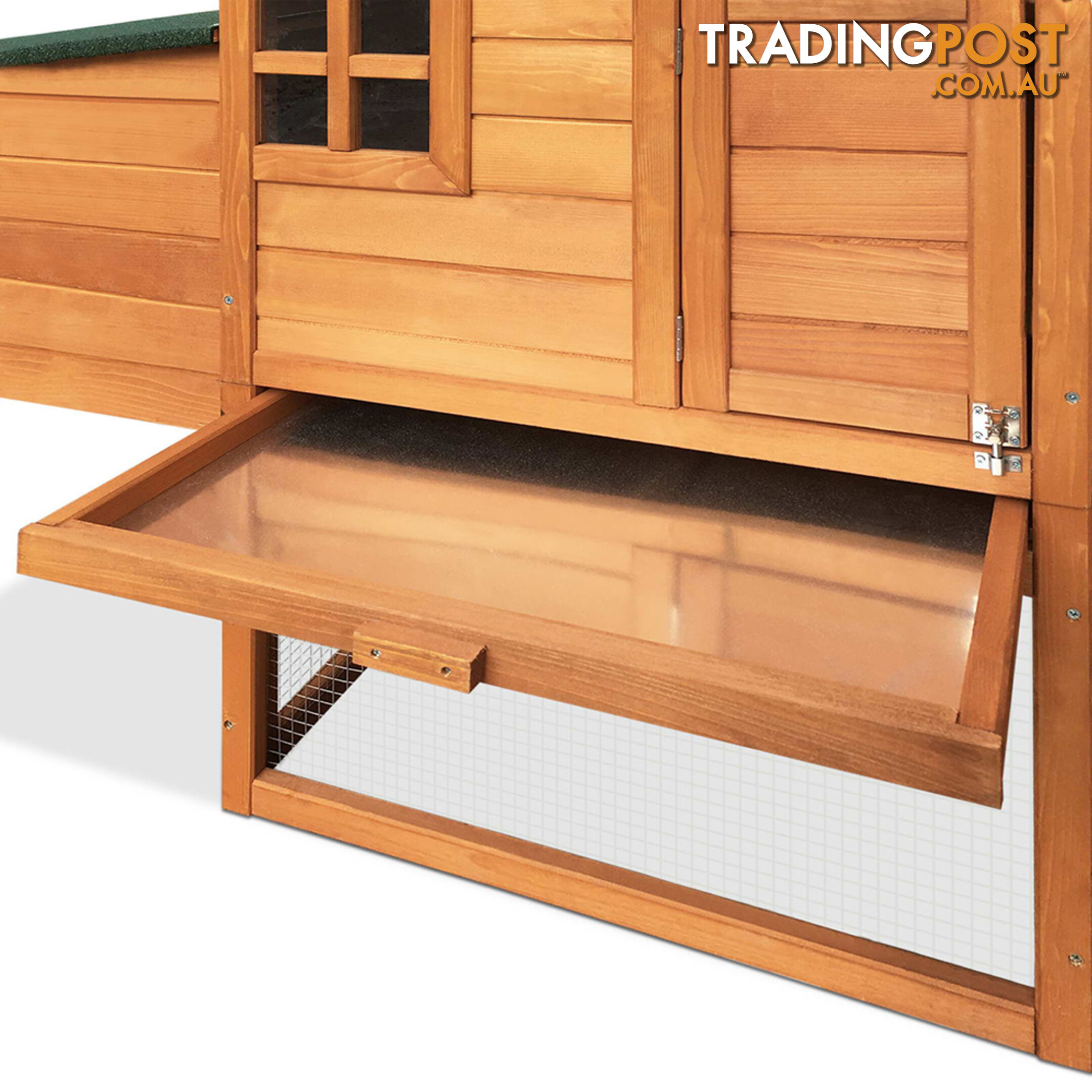 Wooden Pet Hutch with Nesting Box