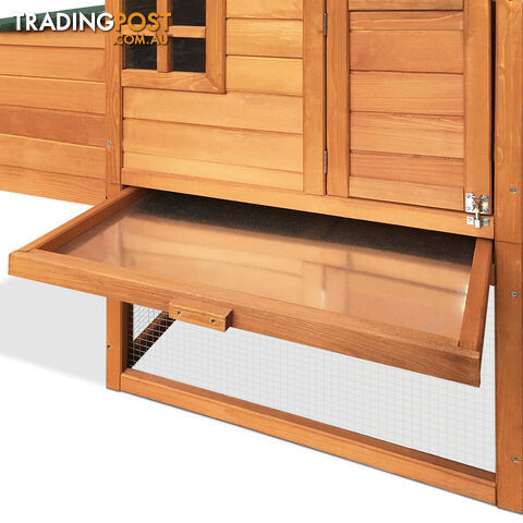 Wooden Pet Hutch with Nesting Box