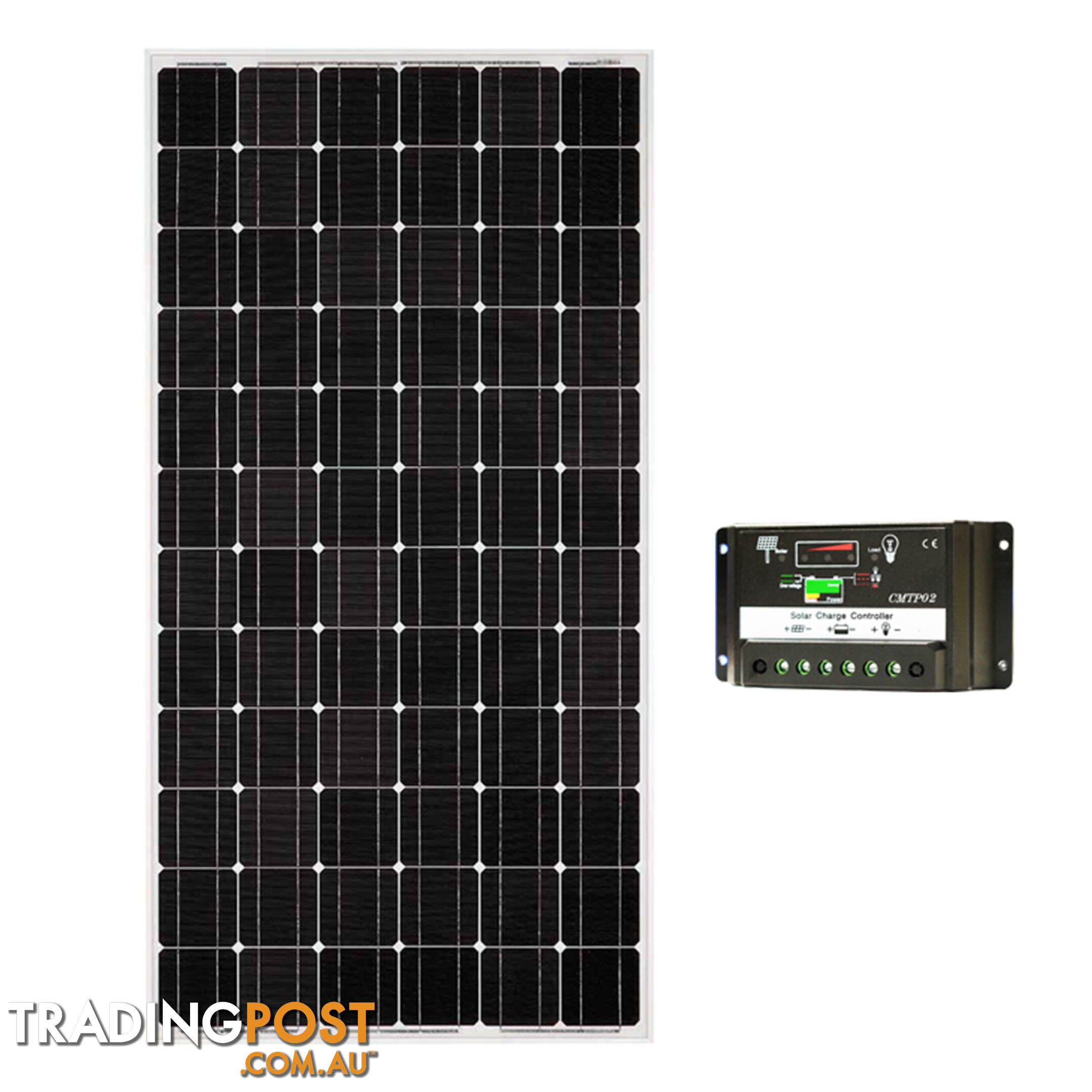 200W 12V MONO Solar Panel Kit Caravan Camping Power Charging PWM Regulator