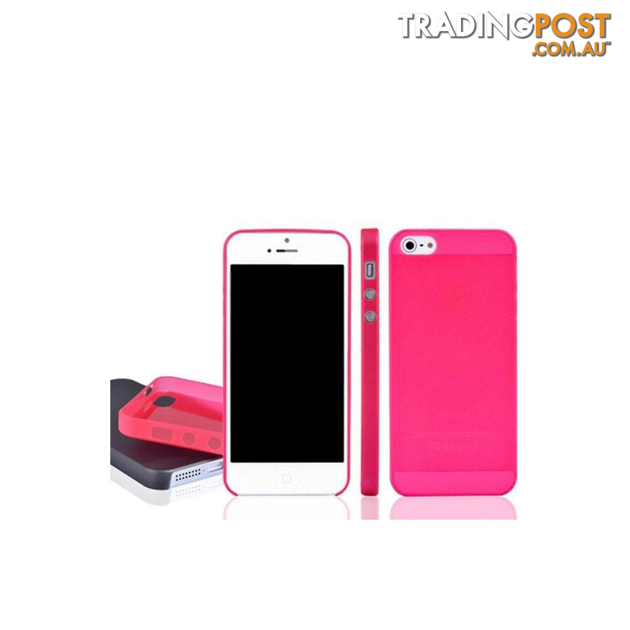 Slim Frosted Clear Soft Case Cover Accessories Pink For iPhone 6 Plus 5.5 inch