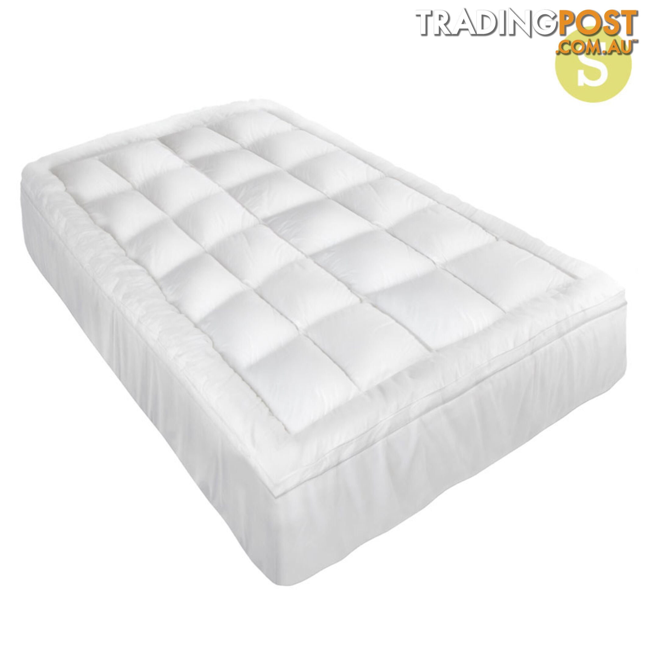 Luxury Mattress Topper Protector Pad Cover Pillowtop Memory Resistant Single