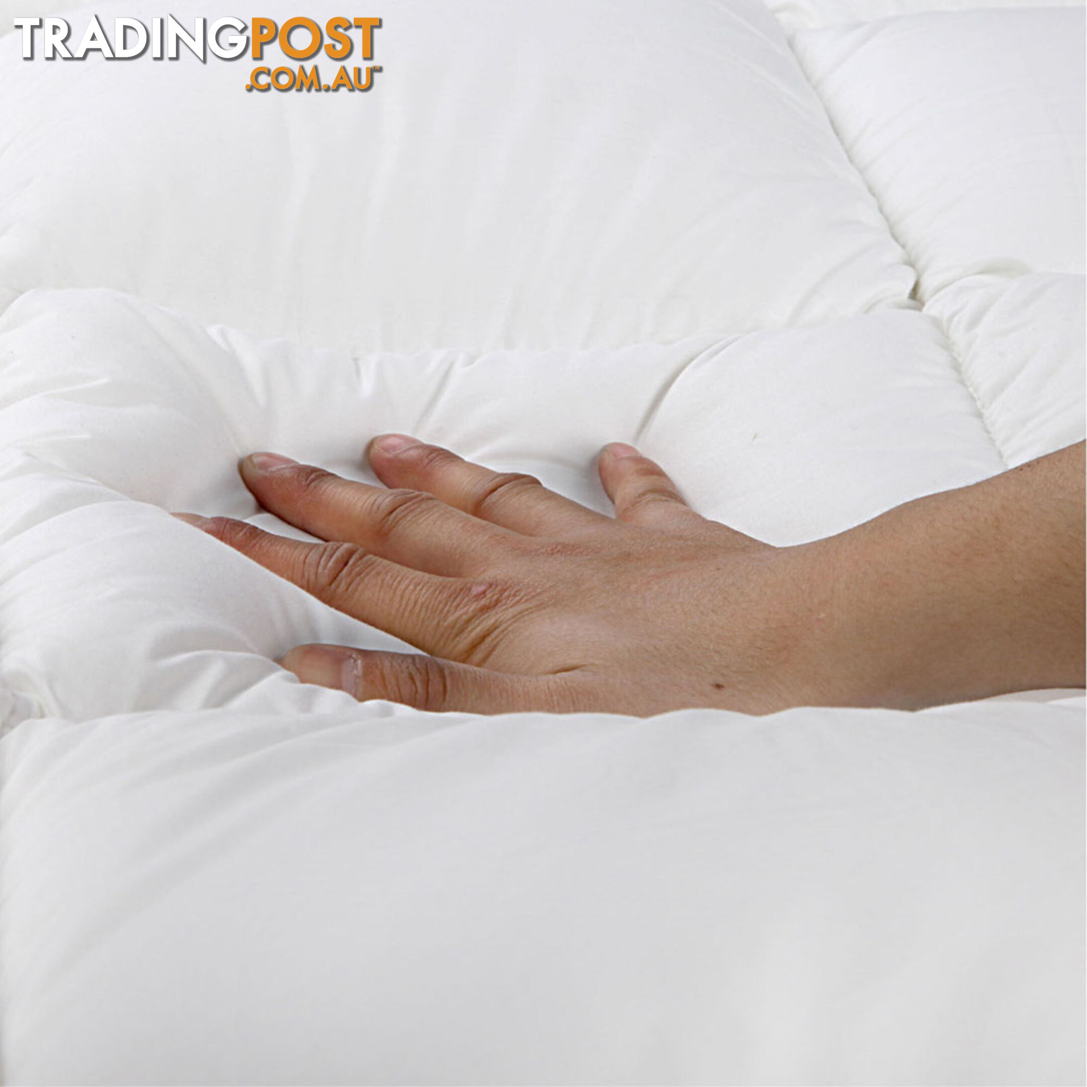 Luxury Mattress Topper Protector Pad Cover Pillowtop Memory Resistant Single