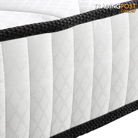 21cm Pocket Spring Mattress High Density Foam King Single Size Bed