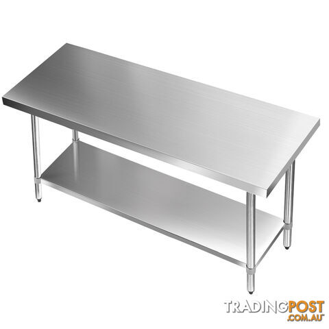 Commercial Stainless Steel Kitchen Work Bench Food Preparation Table Top 1524mm - photo 3 of 8