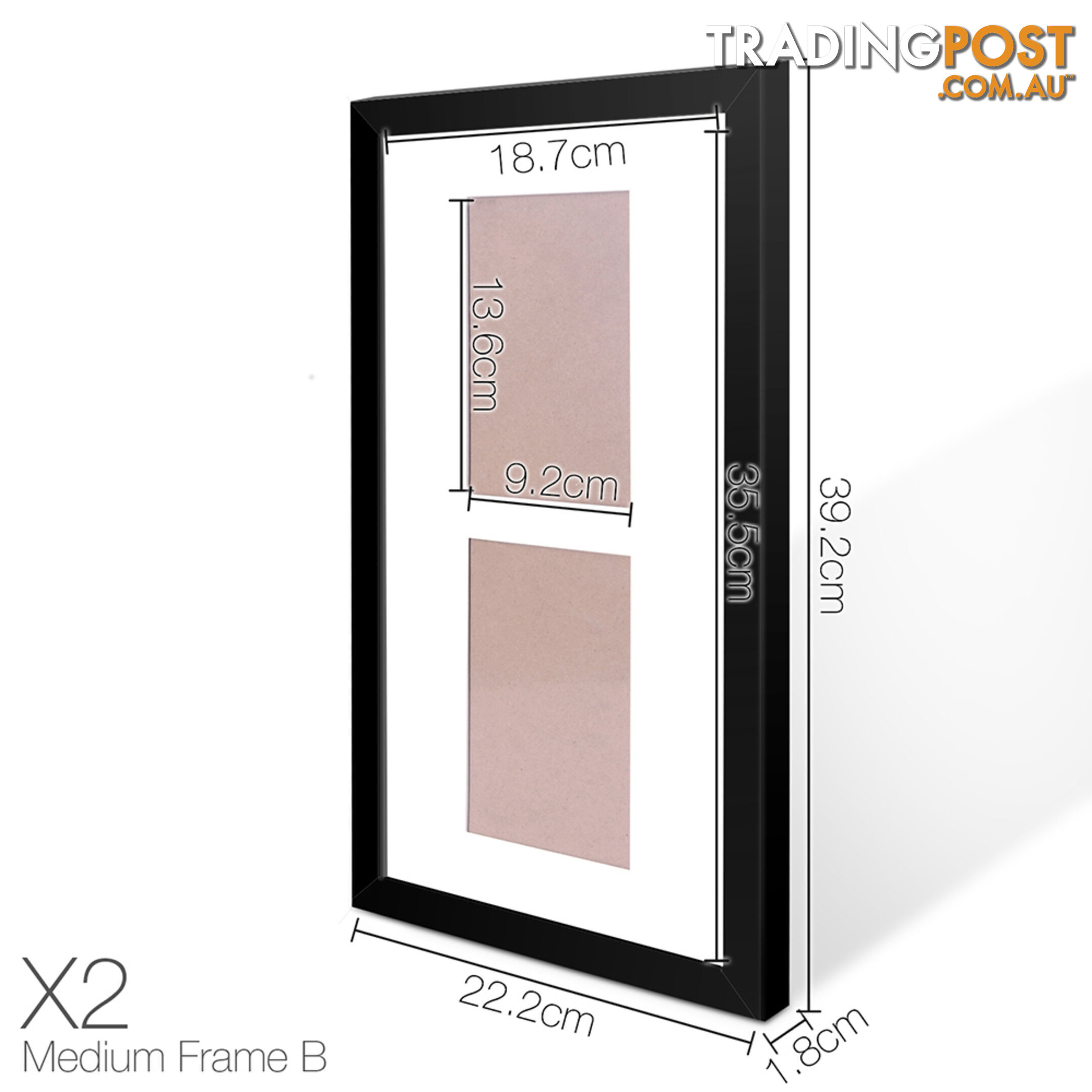 20 Piece Picture Frames Set Multi Wall Photo Home Decor Art Black Gift Present