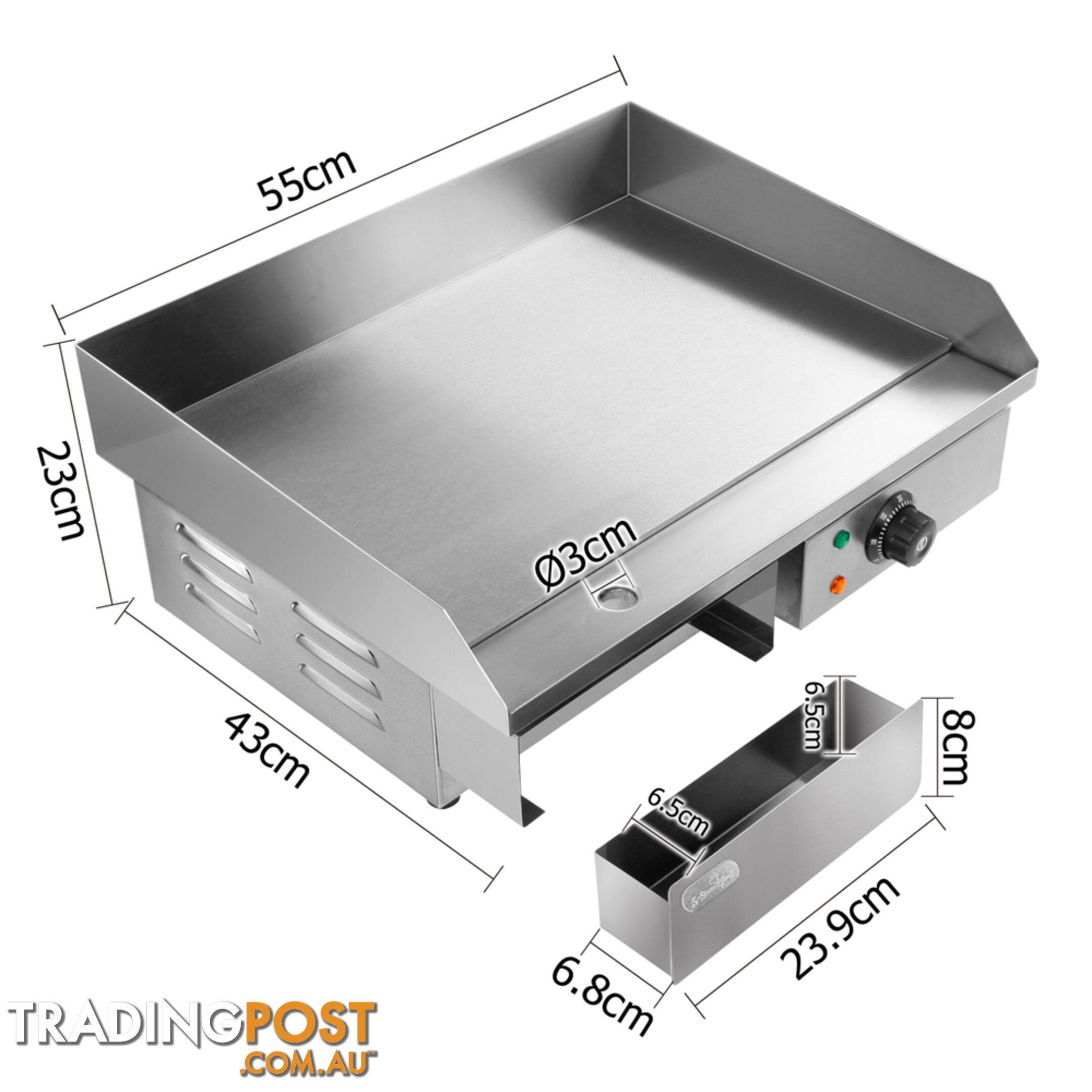 Commercial Electric Griddle BBQ