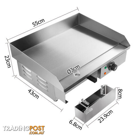 Commercial Electric Griddle BBQ