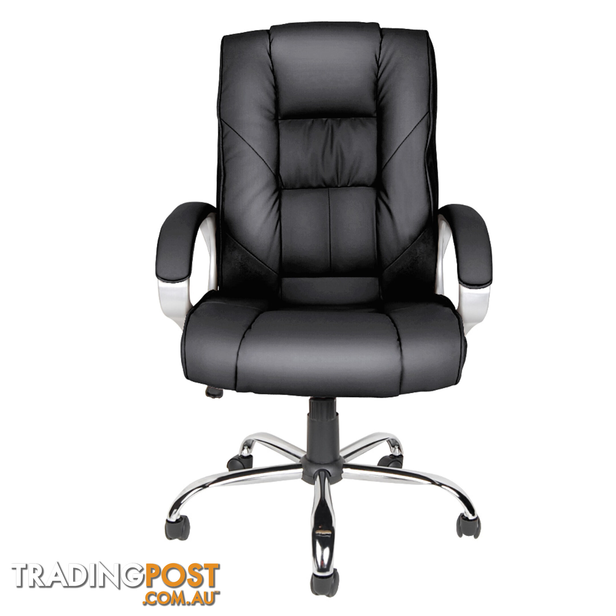 Executive PU Leather High Back Office Computer Chair Black