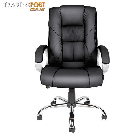 Executive PU Leather High Back Office Computer Chair Black