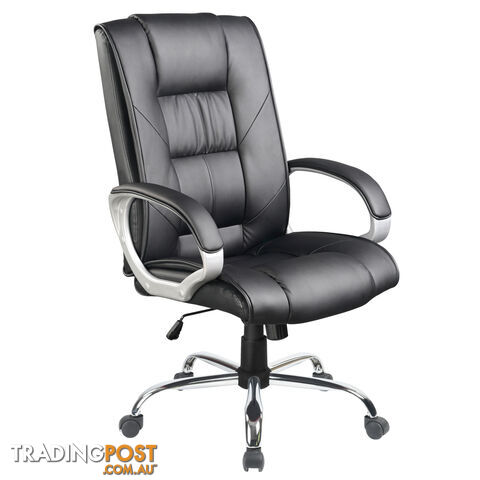 Executive PU Leather High Back Office Computer Chair Black