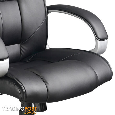 Executive PU Leather High Back Office Computer Chair Black