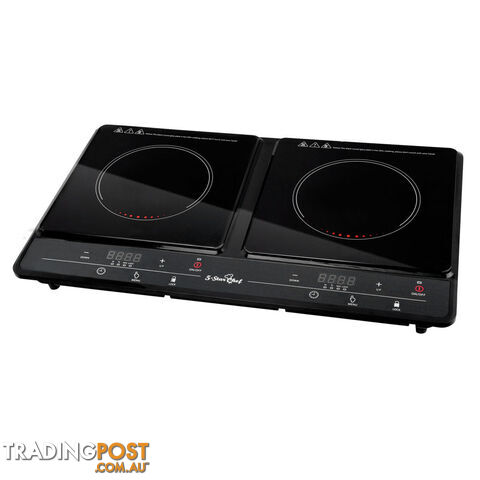 Portable Electric Induction Cooktop Kitchen Stove Ceramic Hot Plate Double