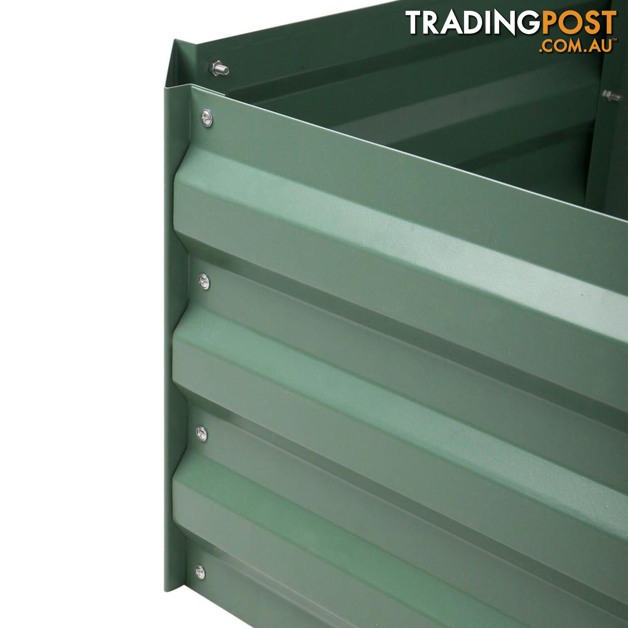 Galvanised Raised Garden Bed 80 x 60cm Green