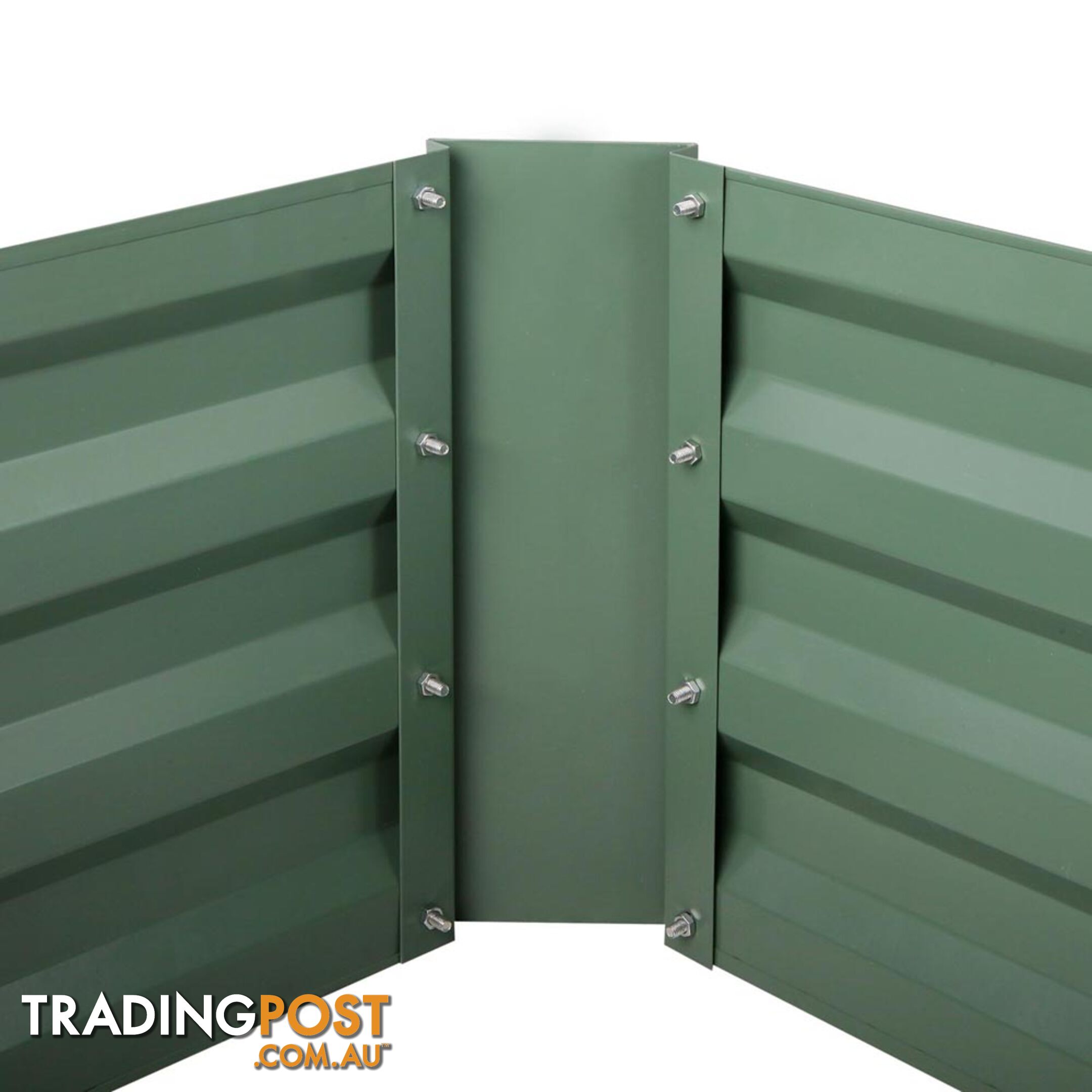 Galvanised Raised Garden Bed 80 x 60cm Green