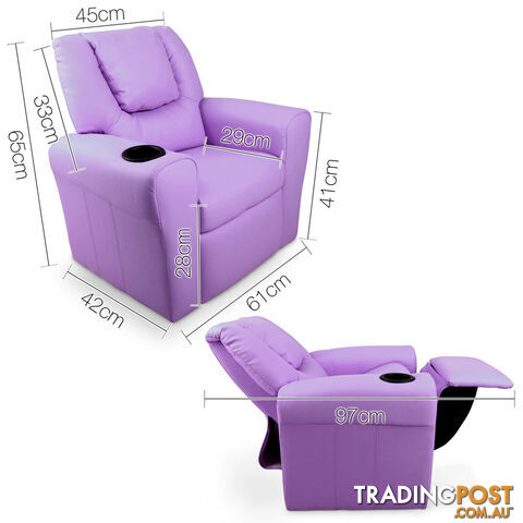 Kids Recliner - Purple