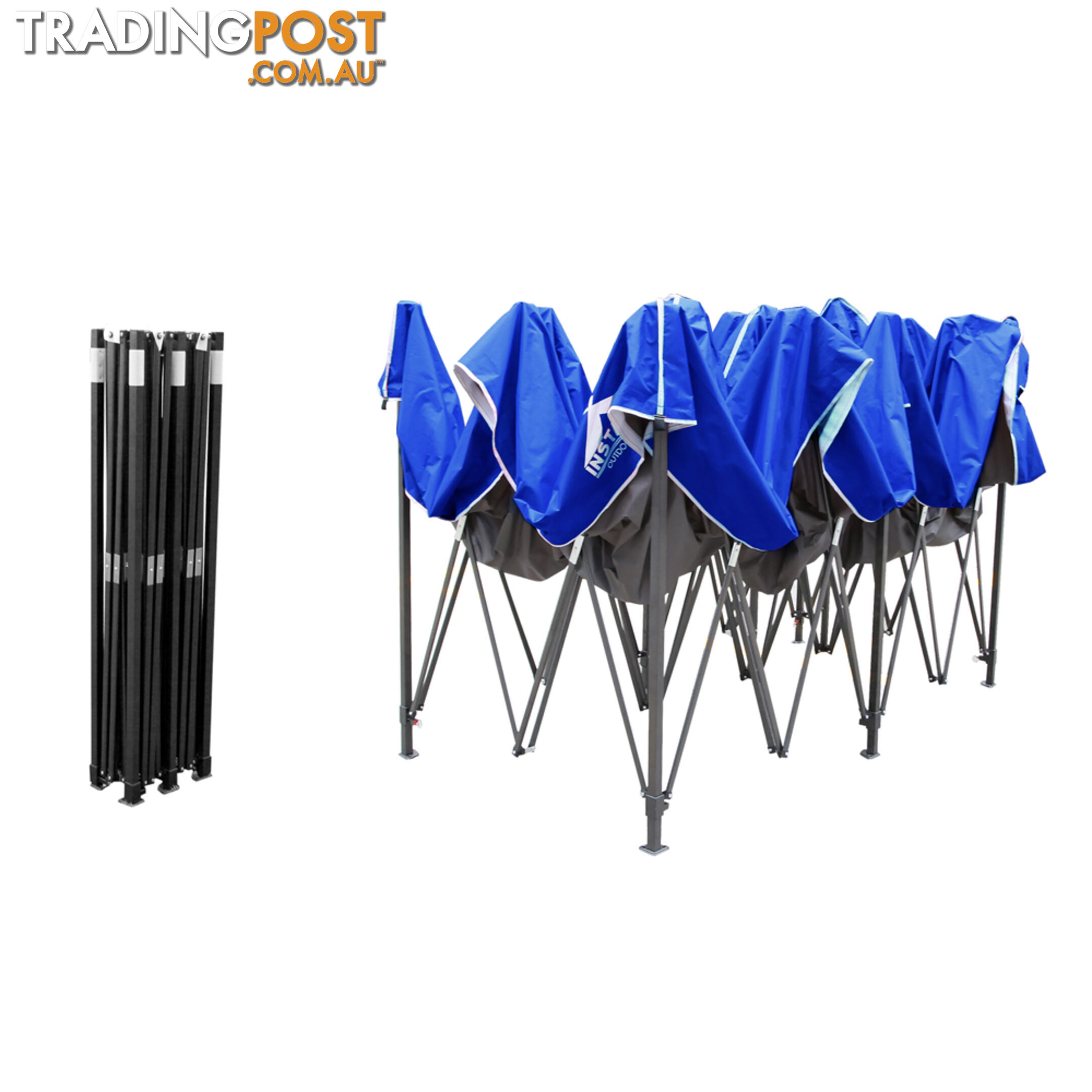 3X6 Pop Up Gazebo - Blue