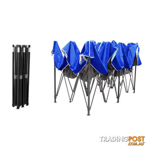 3X6 Pop Up Gazebo - Blue