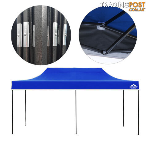 3X6 Pop Up Gazebo - Blue