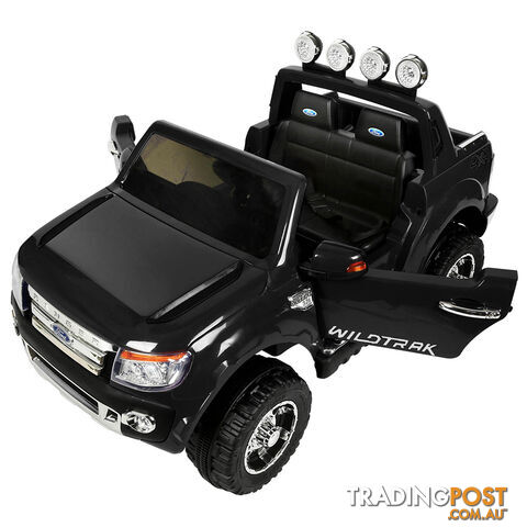 Ford Ranger Kids Ride On Car Licensed Remote Control Children Toy Truck Black