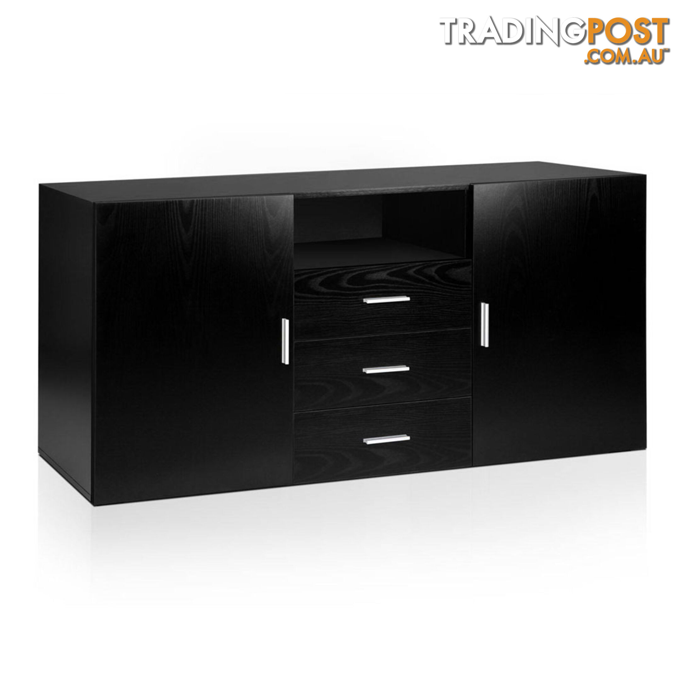 Buffet Sideboard Cabinet - Black