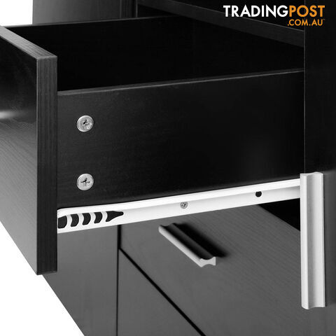 Buffet Sideboard Cabinet - Black