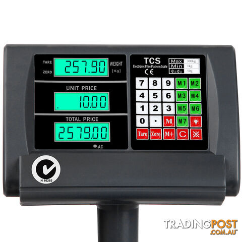 Electronic Platform Digital Scale Shop Computing Postal Weight Postage 300kg