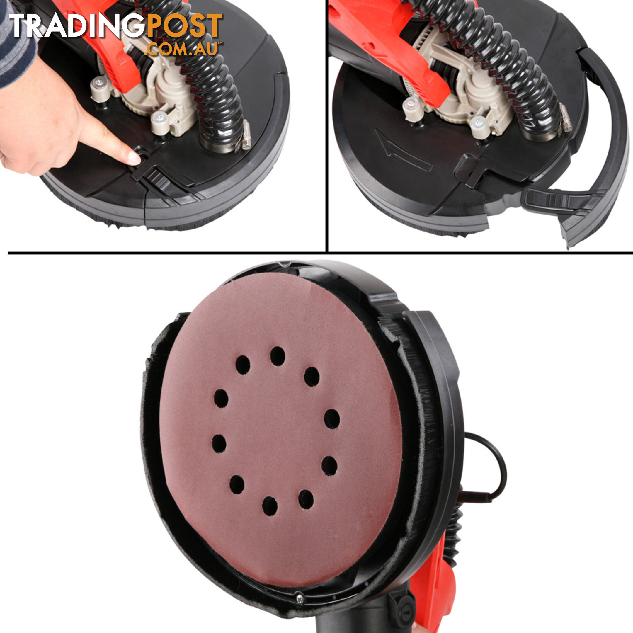 Industrial Drywall Sander with LED Light