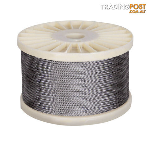 316 Marine Stainless Steel Wire Rope 7x7 Balustrade Decking Fence Cable 305M