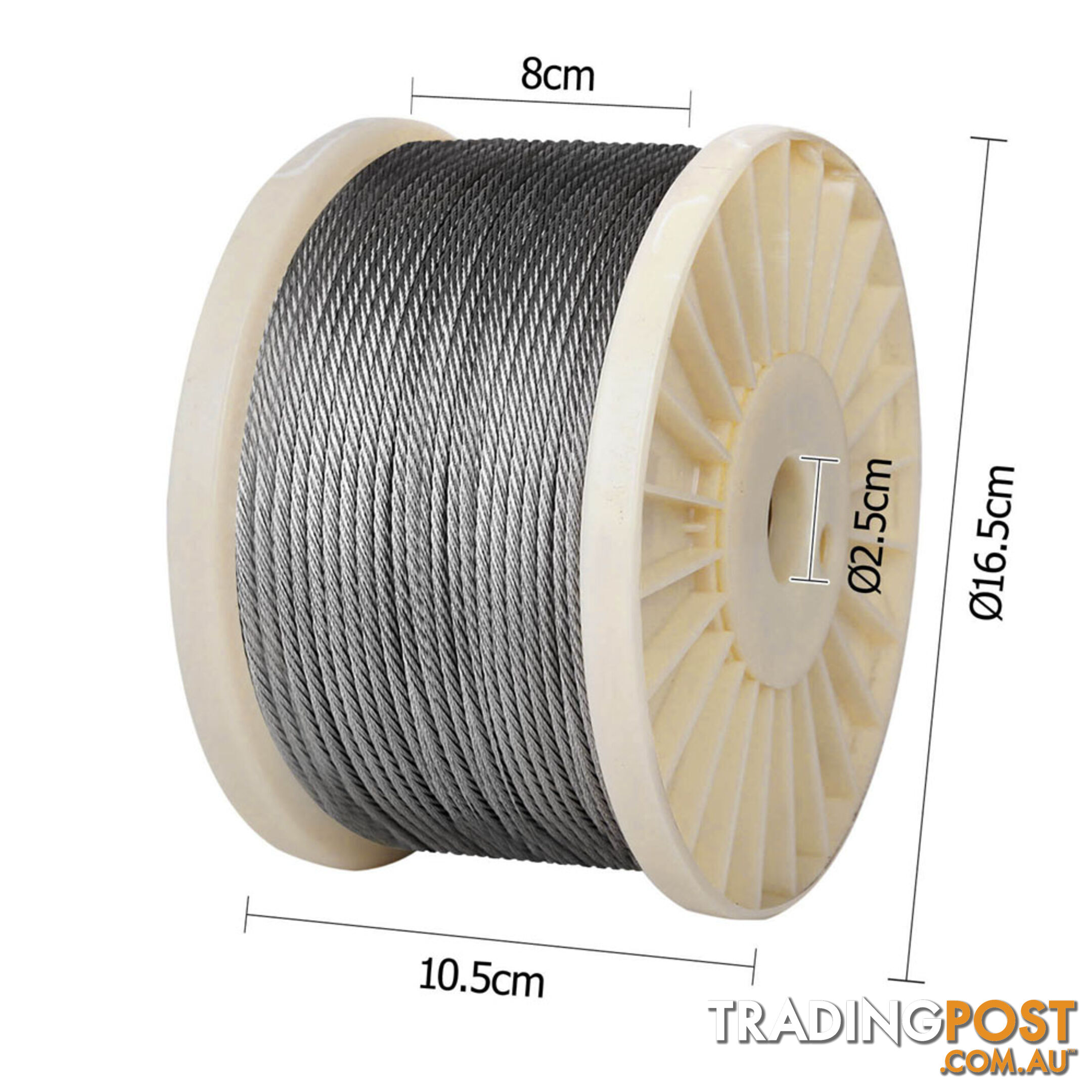 316 Marine Stainless Steel Wire Rope 7x7 Balustrade Decking Fence Cable 305M