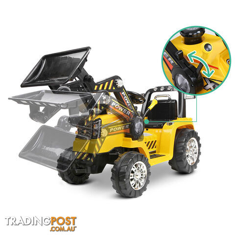 Electric Kids Ride On Bulldozer Children Remote Tractor Excavator Power Toy Car