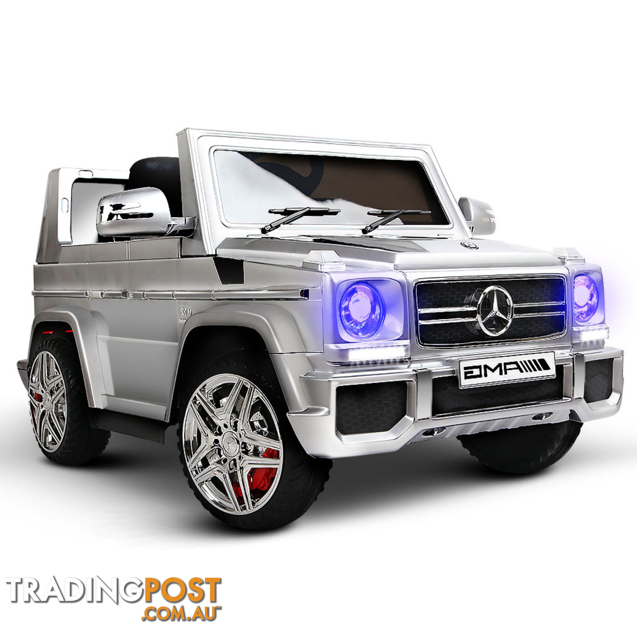 Kids Ride on Car with Remote Control Silver