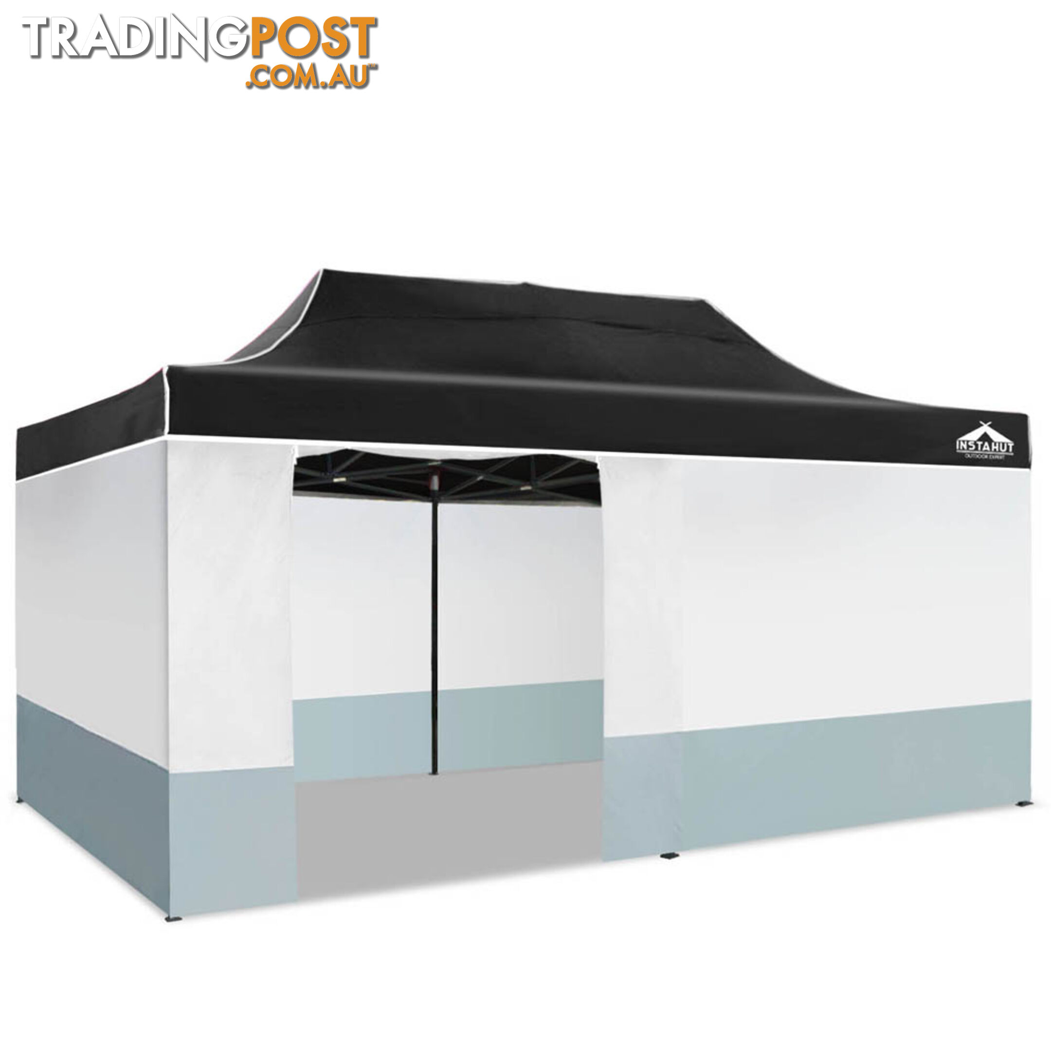 3X6 Pop Up Gazebo - Black