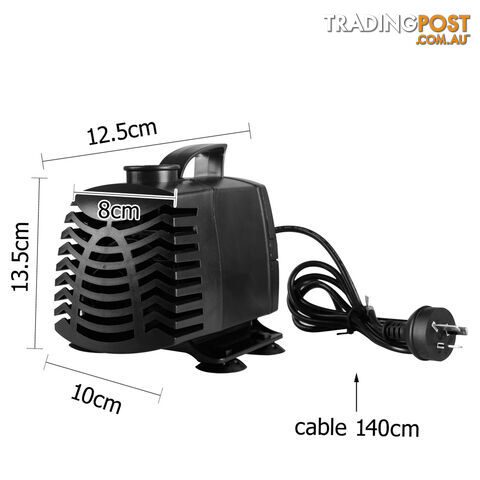 2500LPH Aquarium Fountain Pond Submersible Aqua Marine Water Pump Fish Tank