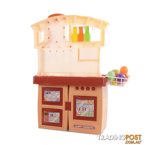 27Pcs Pretend Children Mini Kitchen Kids Play Set Little Chef Cooking Toy Orange