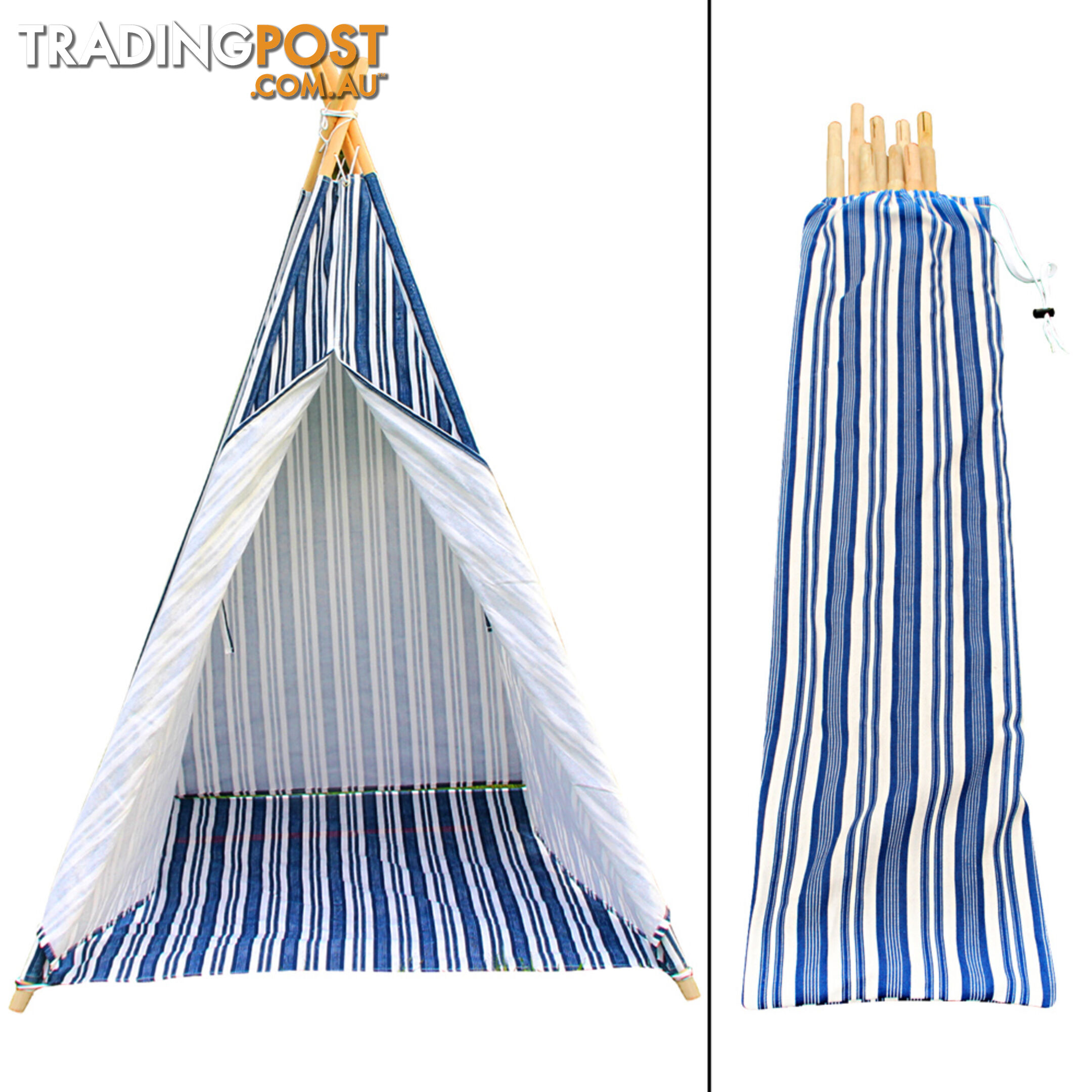 Children Play Tent Kids Home Canvas Teepee Pretend Playhouse Outdoor Indoor Tipi