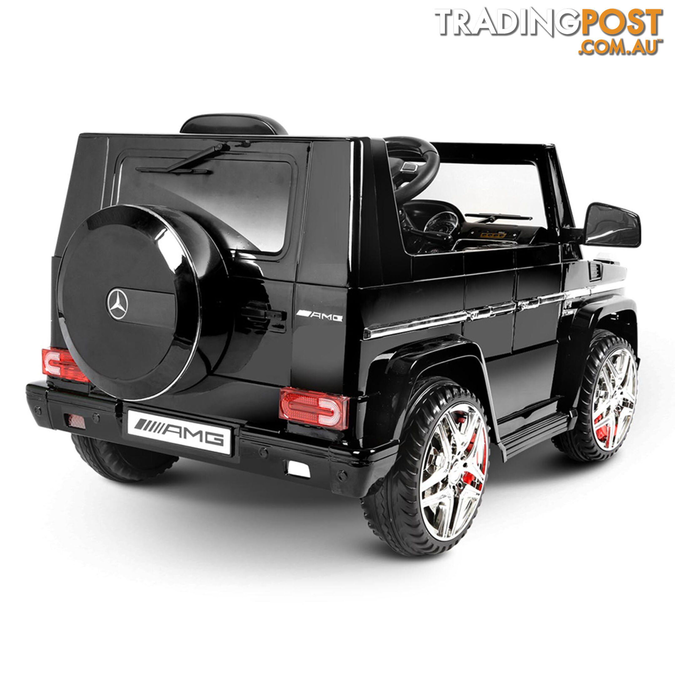 Mercedes G65 AMG Kids Ride On Car Licensed Remote Control Children Toy Car Black