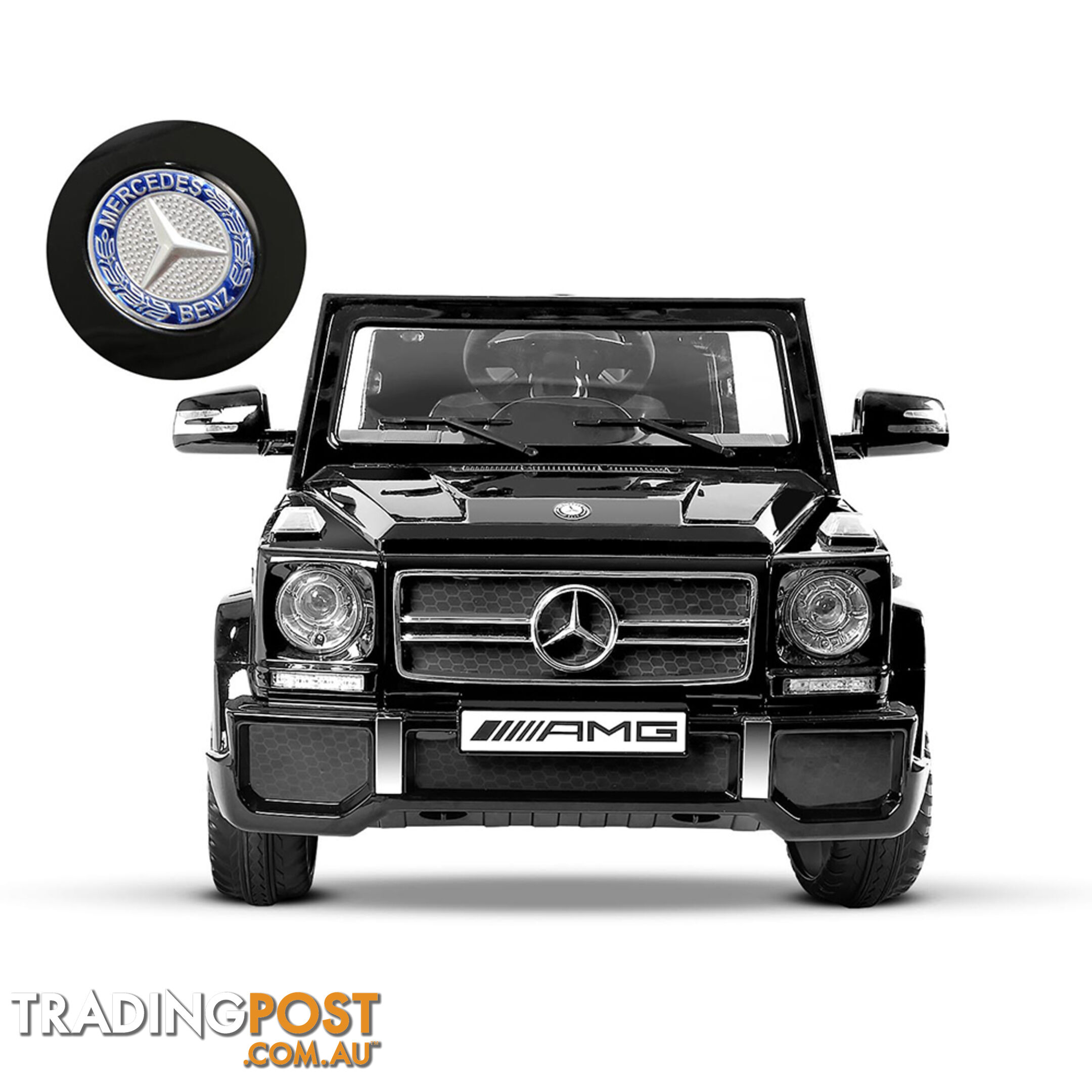 Mercedes G65 AMG Kids Ride On Car Licensed Remote Control Children Toy Car Black